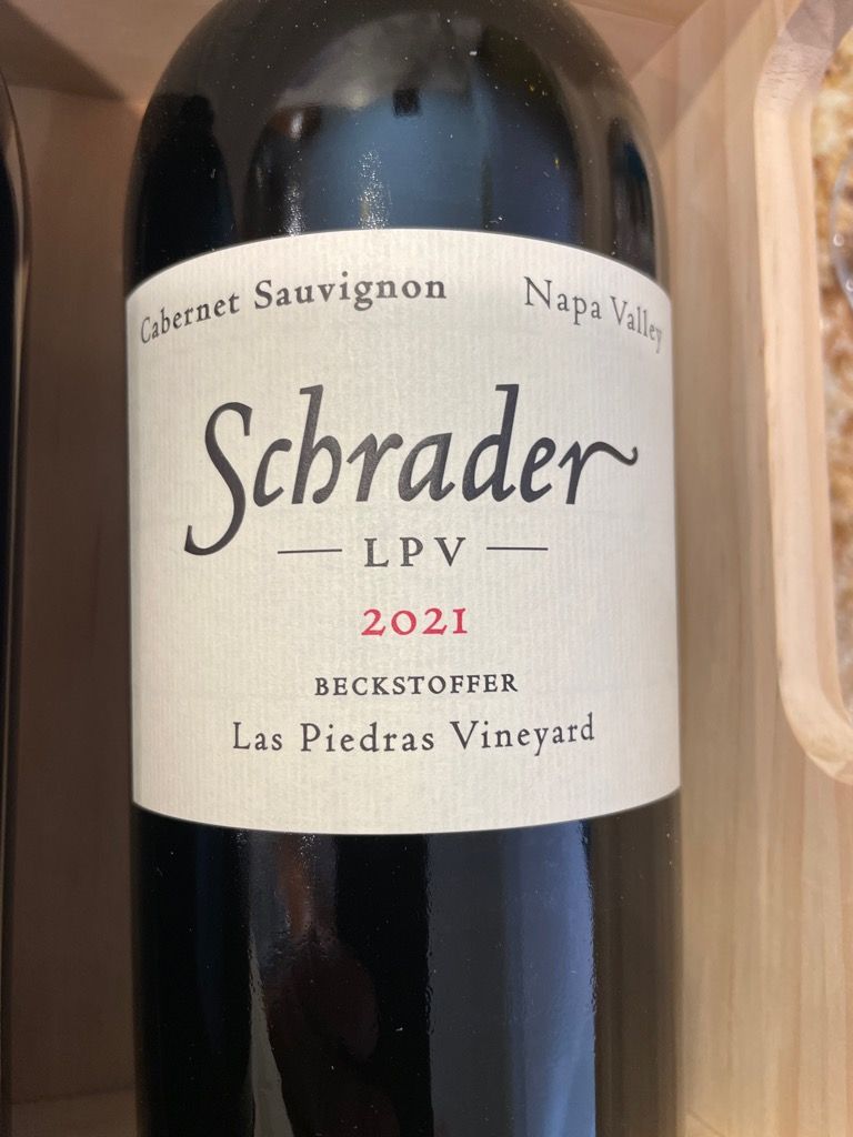 2021 Schrader Cellars Cabernet Sauvignon Lpv Beckstoffer Las Piedras Vineyard Usa California 2998