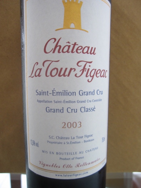 2003 Château La Tour Figeac - CellarTracker 2003 Château La Tour Figeac - CellarTracker