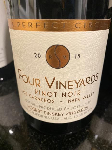 2016 Robert Sinskey Vineyards Pinot Noir Four Vineyards, USA ...