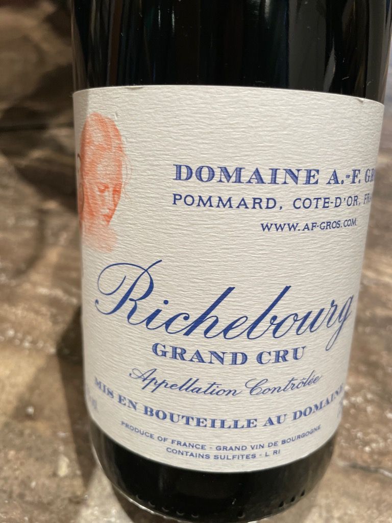 2013 Domaine A.-F. Gros Richebourg - CellarTracker