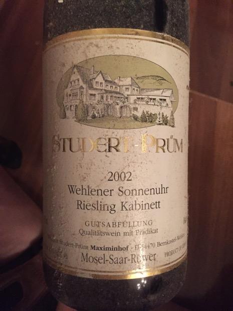 1987 S.A. Prüm Wehlener Sonnenuhr Riesling Kabinett Auction