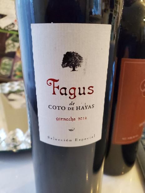 2016 Bodegas Aragonesas Garnacha Fagus de Cotos de Hayas Seleccion Especial  - CellarTracker