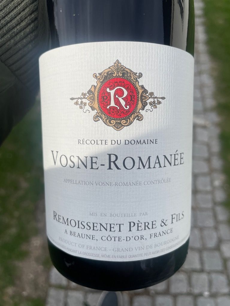 VOSNE ROMANEE REMOISSNET 1976 他　全6本セットペコのワイン空瓶