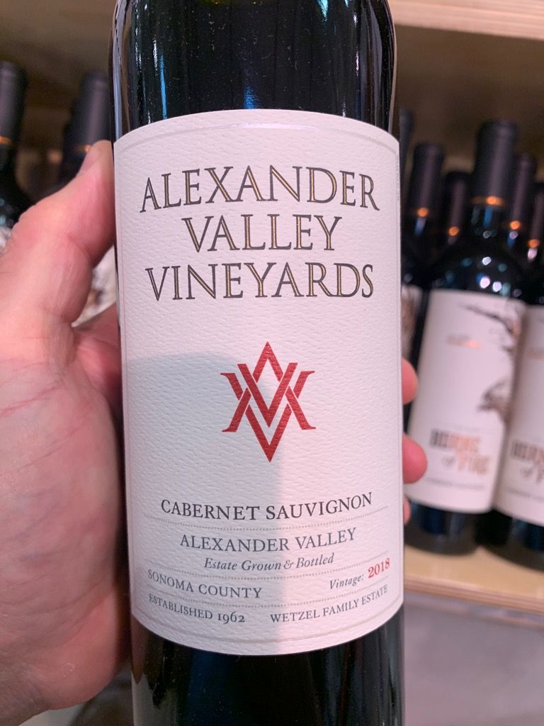 2019 Alexander Valley Vineyards Sauvignon Wetzel Family, USA