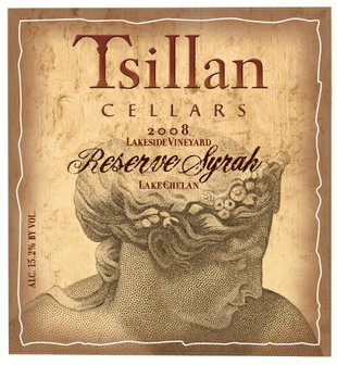 2008 Tsillan Cellars Syrah Estate Reserve Lakeside, USA, Washington ...