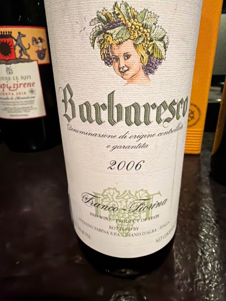 1958フランコ・フィオリナ・バルバレスコ 1958 Franco Fiorina Barbaresco - CellarTracker