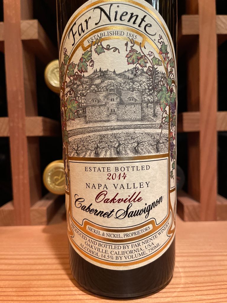2014 Far Niente Cabernet Sauvignon Estate Oakville - CellarTracker