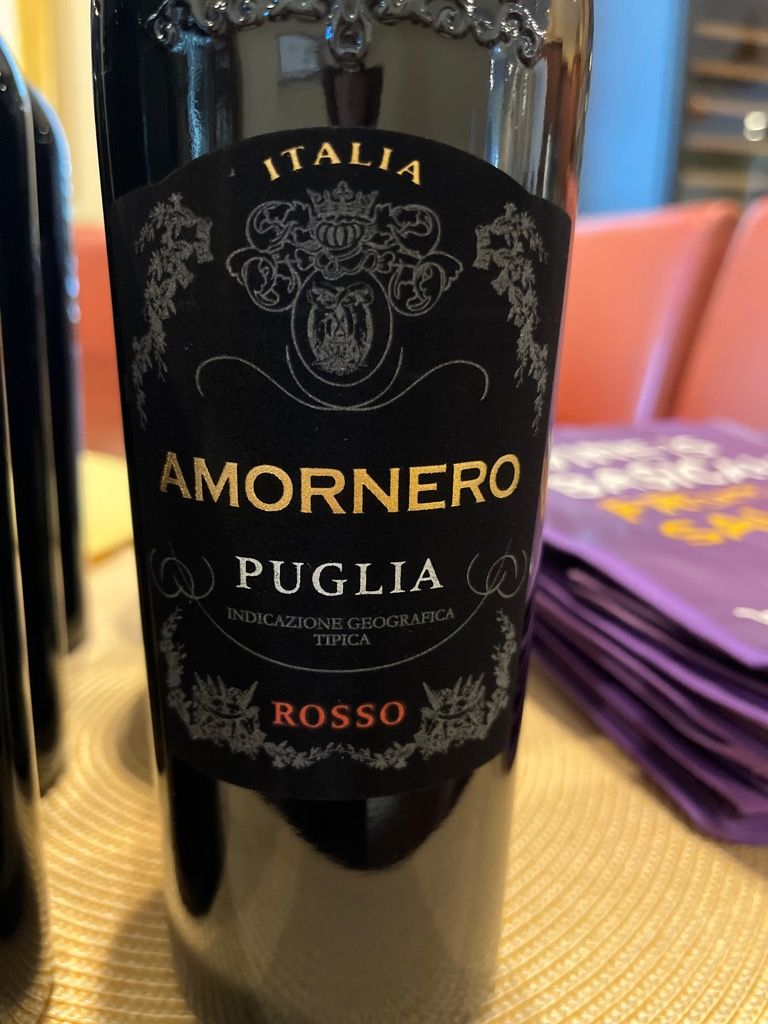 2022 Angelo Rocca & Figli Amornero Rosso, Italy, Puglia, Salento IGT ...