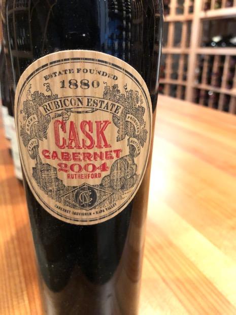 2004 Rubicon Estate Cabernet Sauvignon Cask - CellarTracker