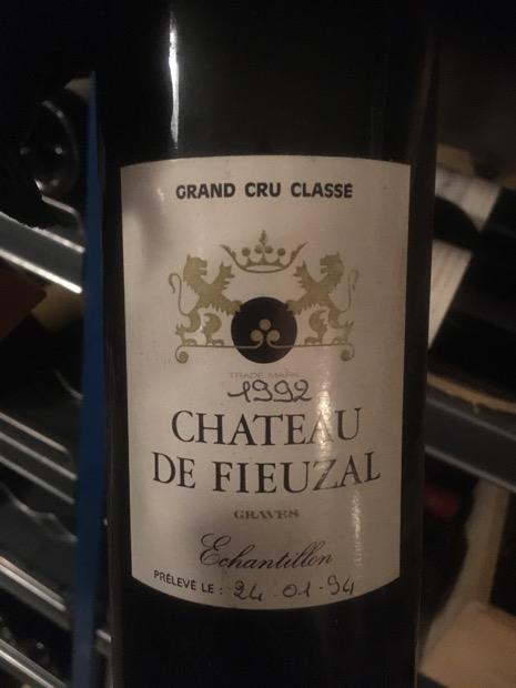 2000 Château de Fieuzal Blanc - CellarTracker