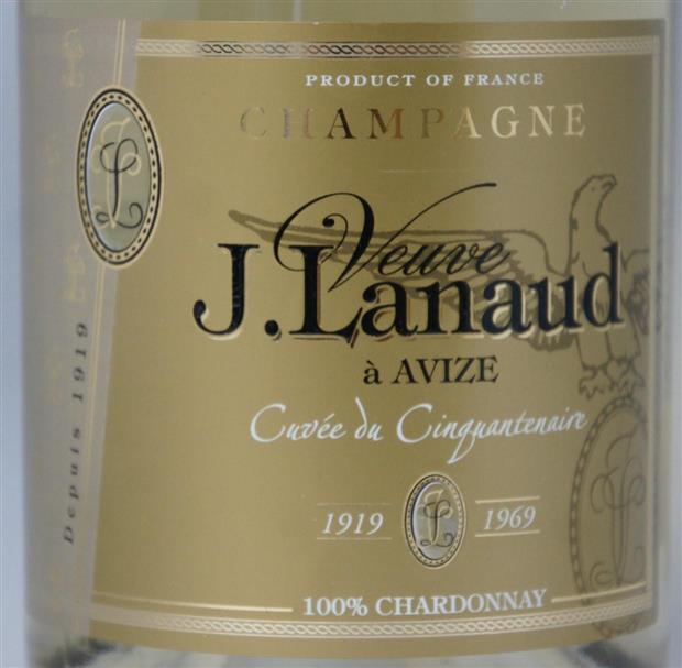N.V. Veuve J. Lanaud CellarTracker du Blanc - Cinquantenaire de Blancs Cuvée Champagne