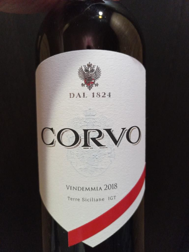 2018 Corvo Nero d'Avola Sicilia Terrae Dei, Italy, Sicily, Sicilia
