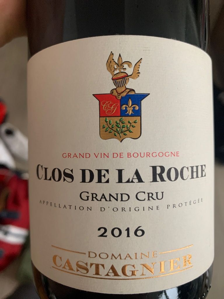 2016 Domaine Castagnier Clos de la Roche - CellarTracker