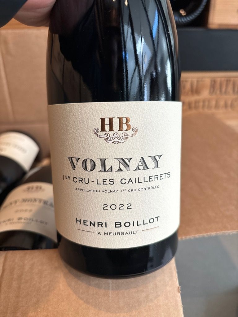 2022 Domaine Henri Boillot Volnay 1er Cru Caillerets - CellarTracker