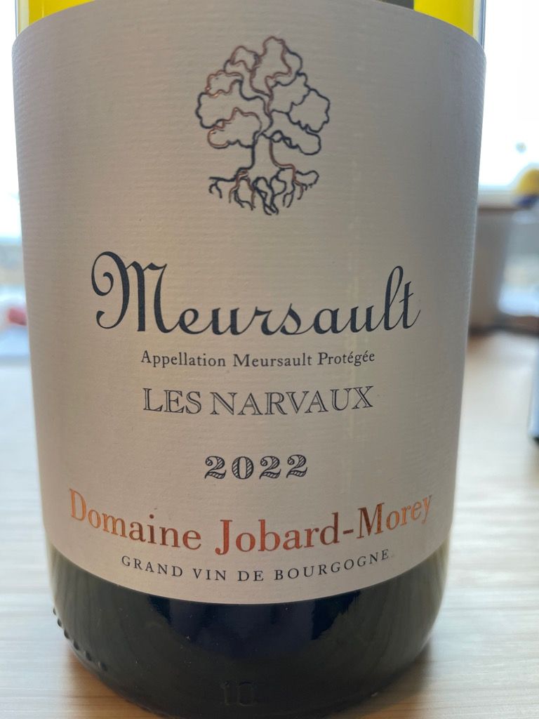 2022 Domaine Jobard-Morey Meursault Les Narvaux - CellarTracker