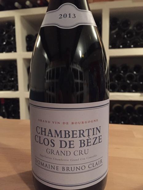 2013 Domaine Bruno Clair Chambertin-Clos de Bèze - CellarTracker