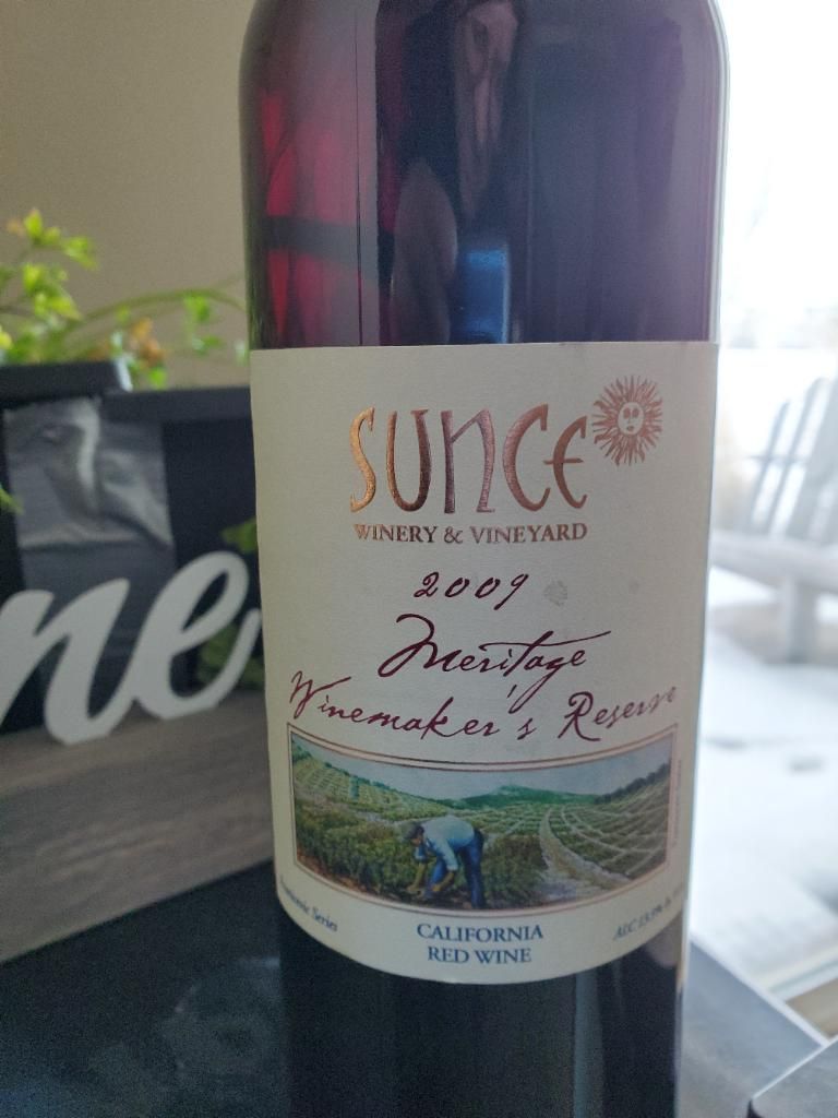 2009 Suncé Meritage Winemaker's Reserve Franicevic Series, USA