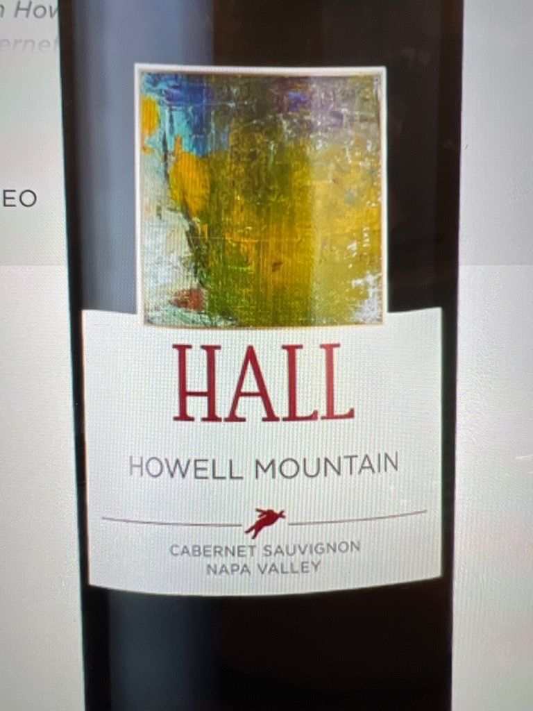 2016 Hall Cabernet Sauvignon Howell Mountain - CellarTracker