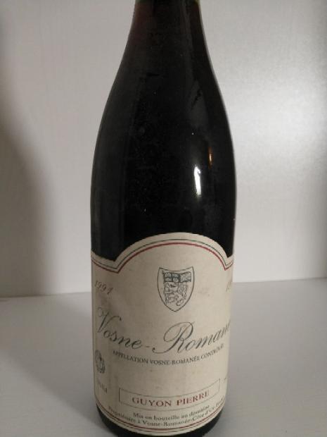 1994 Jean-Pierre Guyon Vosne-Romanée - CellarTracker