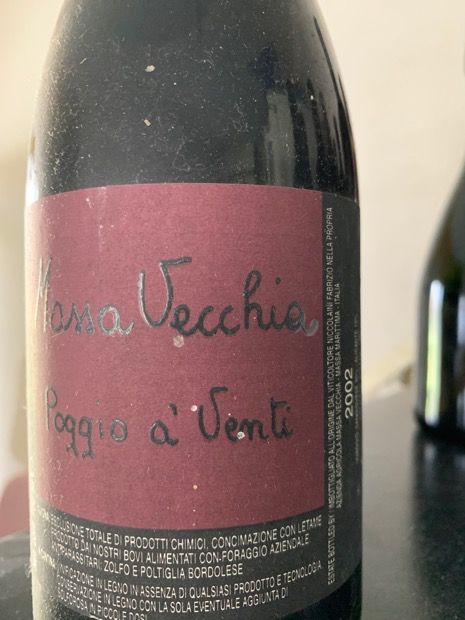 2022 Massa Vecchia Poggio a Venti Toscana IGT - CellarTracker