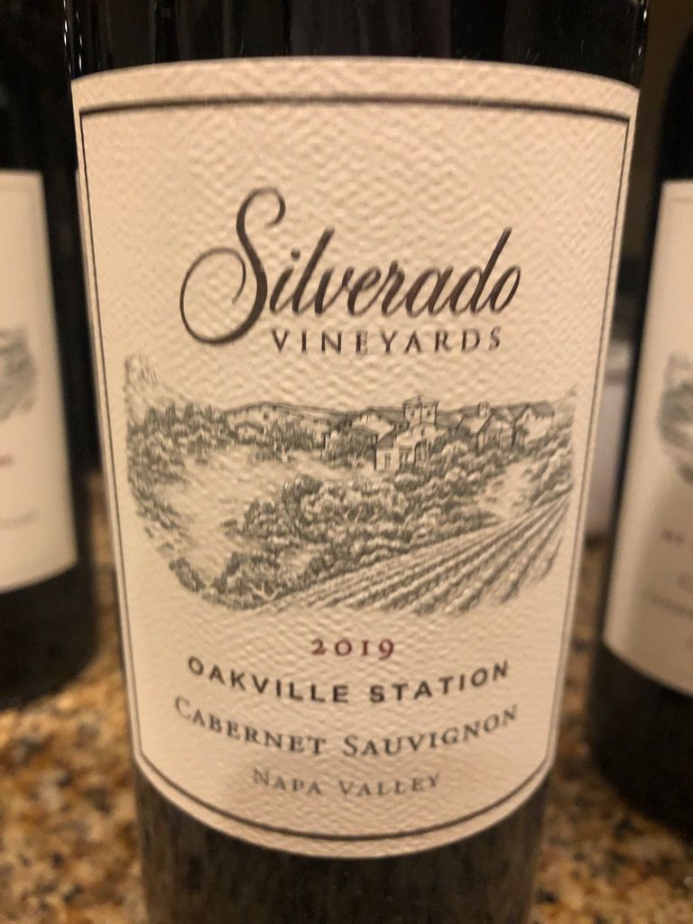 2019 Silverado Vineyards Cabernet Sauvignon Oakville Station Vineyard ...