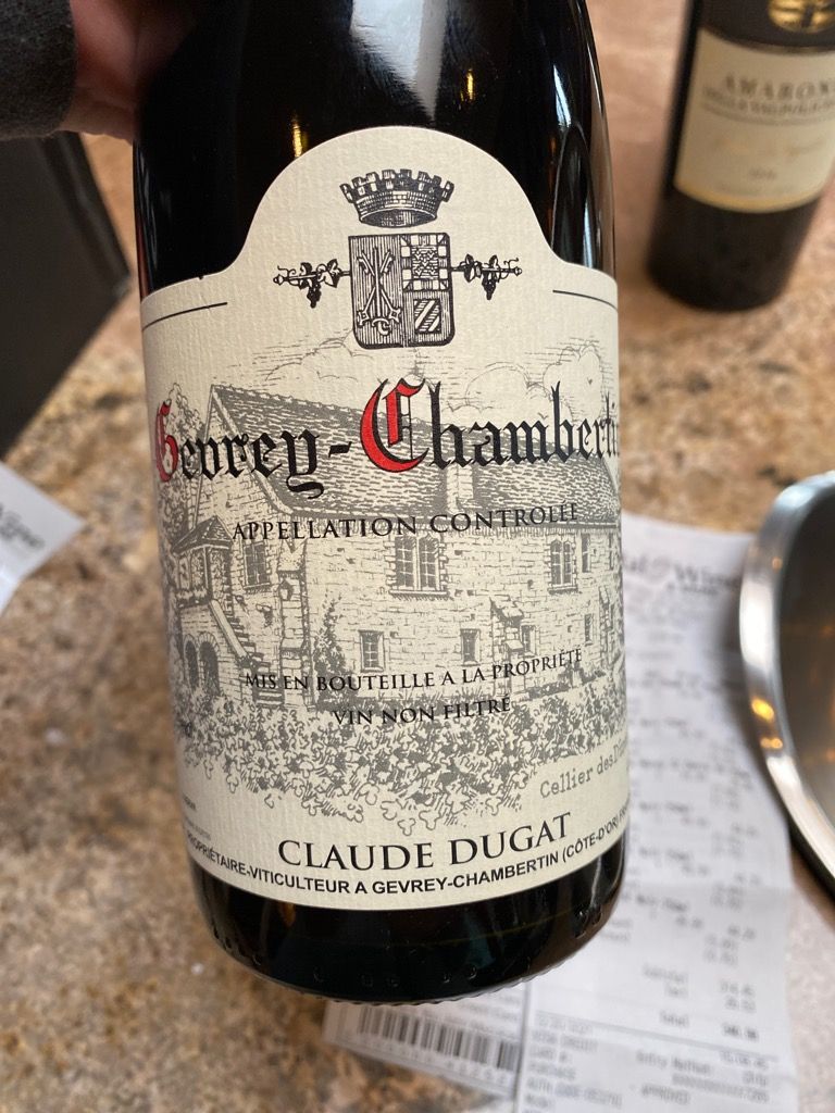 2018 Claude Dugat Gevrey-Chambertin - CellarTracker