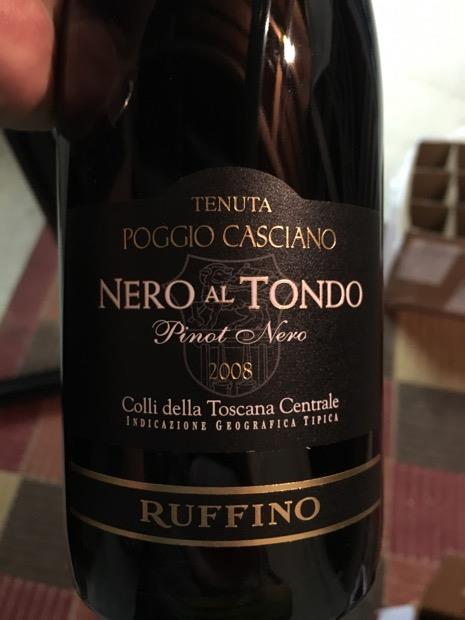 2007 Ruffino / Poggio Casciano / Nero Al Tondo Toscana IGT, Italy ...