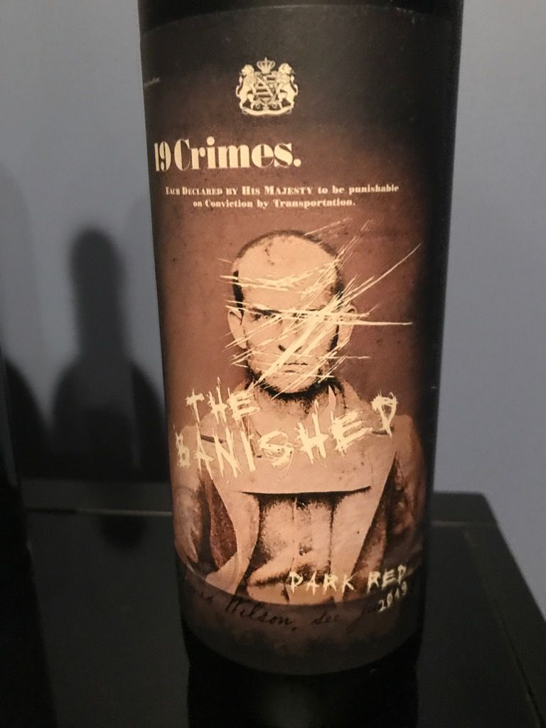 2019 19 Crimes The Banished, Australia CellarTracker