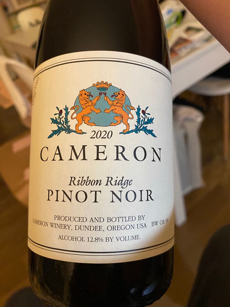 2020 Cameron Pinot Noir Ribbon Ridge, USA, Oregon, Willamette Valley ...