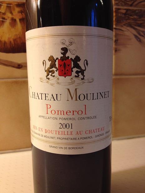 2001 Château Moulinet - CellarTracker