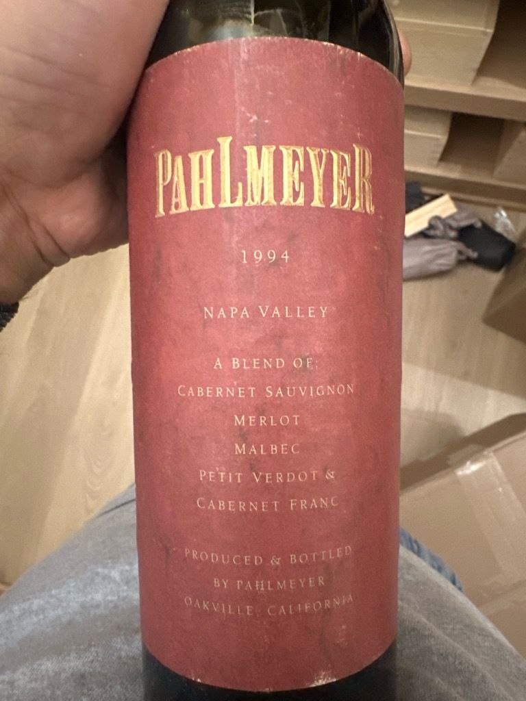 1994 Pahlmeyer Proprietary Red - CellarTracker