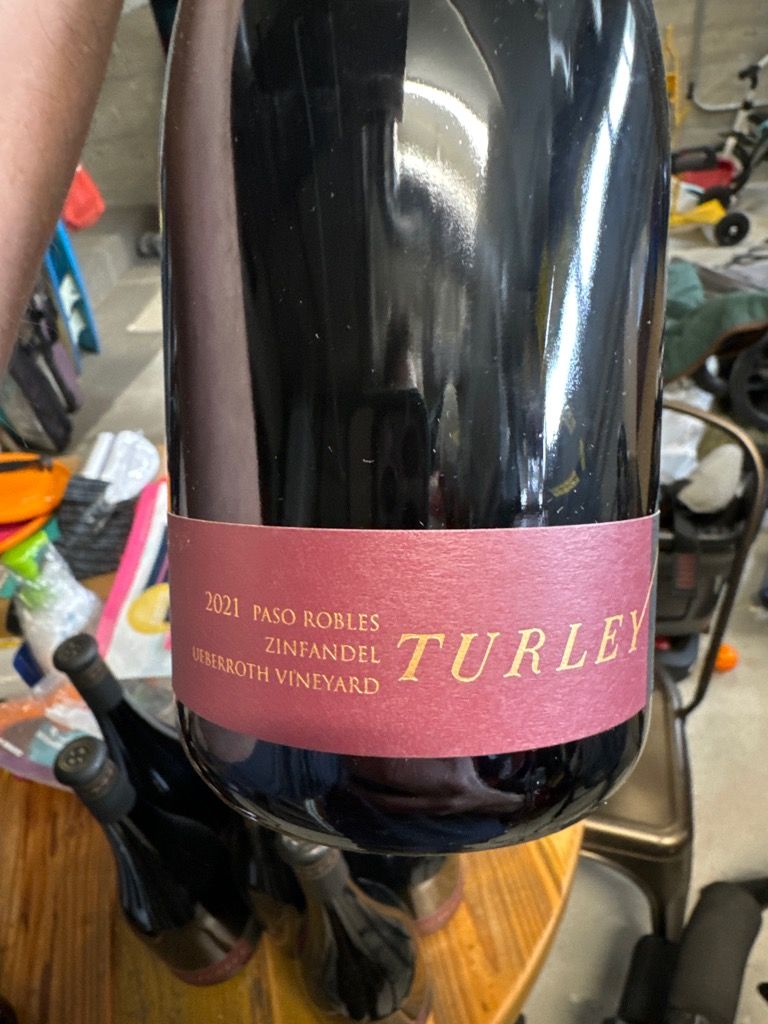 2021 Turley Zinfandel Ueberroth Vineyard - CellarTracker