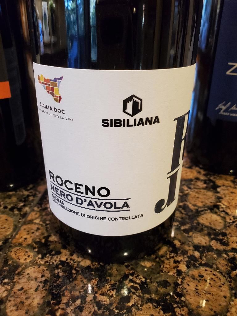 2021 Sibiliana Nero d'Avola Sicilia Roceno, Italy, Sicily, Sicilia