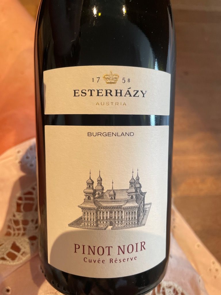2020 Esterházy Wein Pinot Noir Cuvée Réserve, Austria, Burgenland
