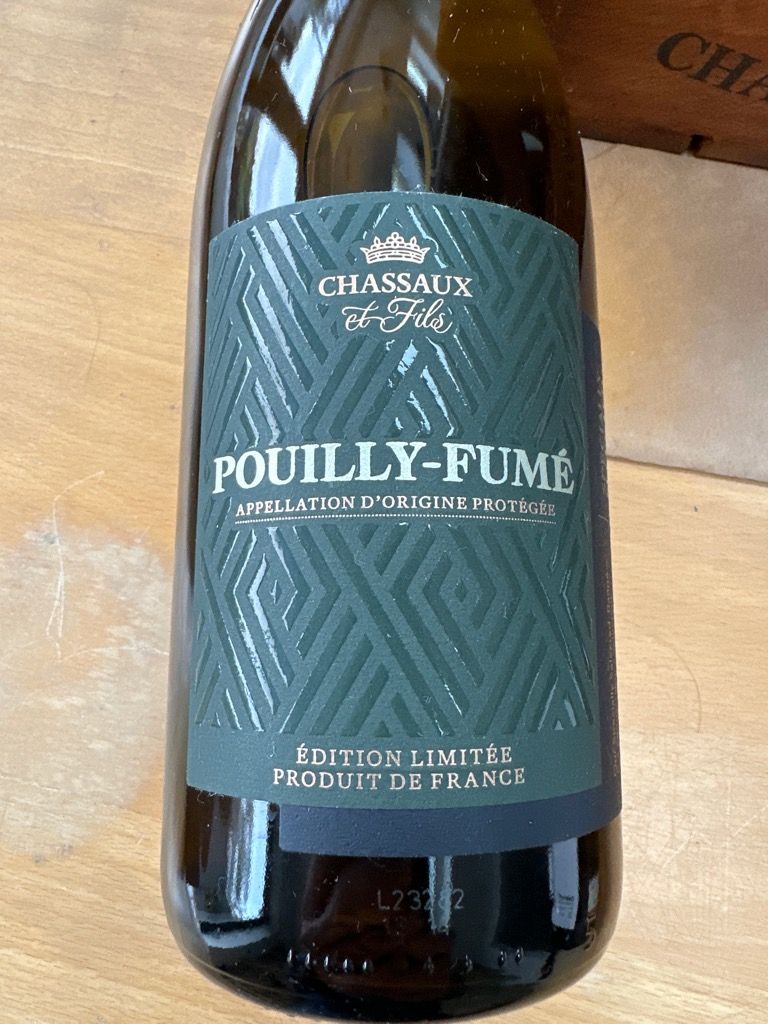 2020 Chassaux & Fils Pouilly-Fumé - CellarTracker