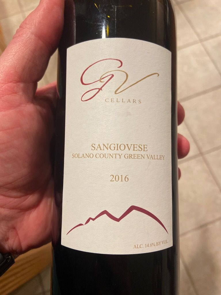 2017 GV Cellars Sangiovese - CellarTracker