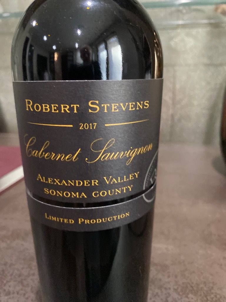 18 Robert Stevens Cabernet Sauvignon Limited Production Usa California Sonoma County Alexander Valley Cellartracker 18 Robert Stevens Cabernet Sauvignon Limited Production Usa California Sonoma County Alexander Valley Cellartracker
