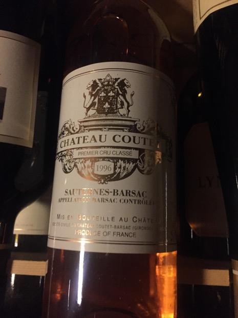 1996 Château Coutet Barsac - CellarTracker