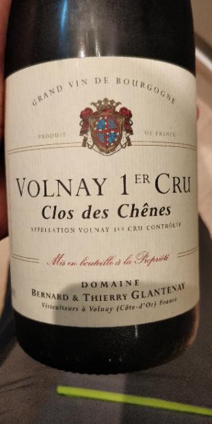 2014 Domaine Bernard & Thierry Glantenay Volnay 1er Cru Clos Des Chênes ...