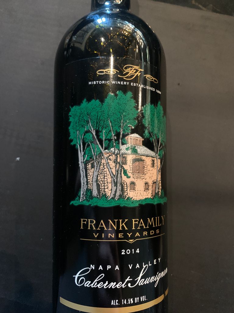 Frank family cabernet clearance 2015