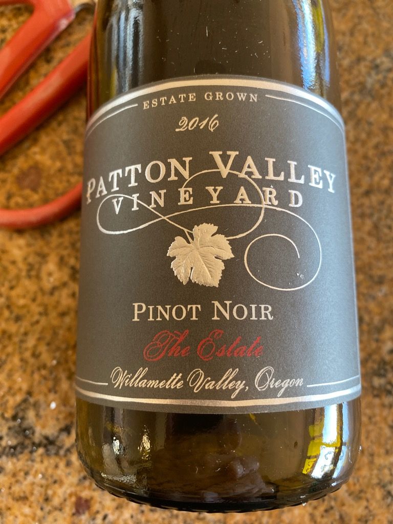 2016 Patton Valley Vineyard Pinot Noir The Estate, USA, Oregon