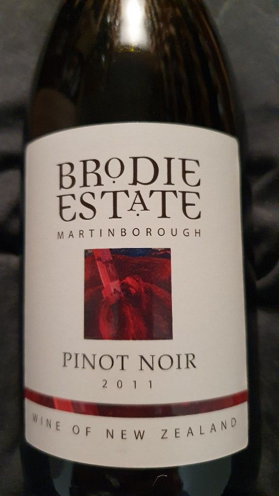 2012 Brodie Estate Pinot Noir CellarTracker