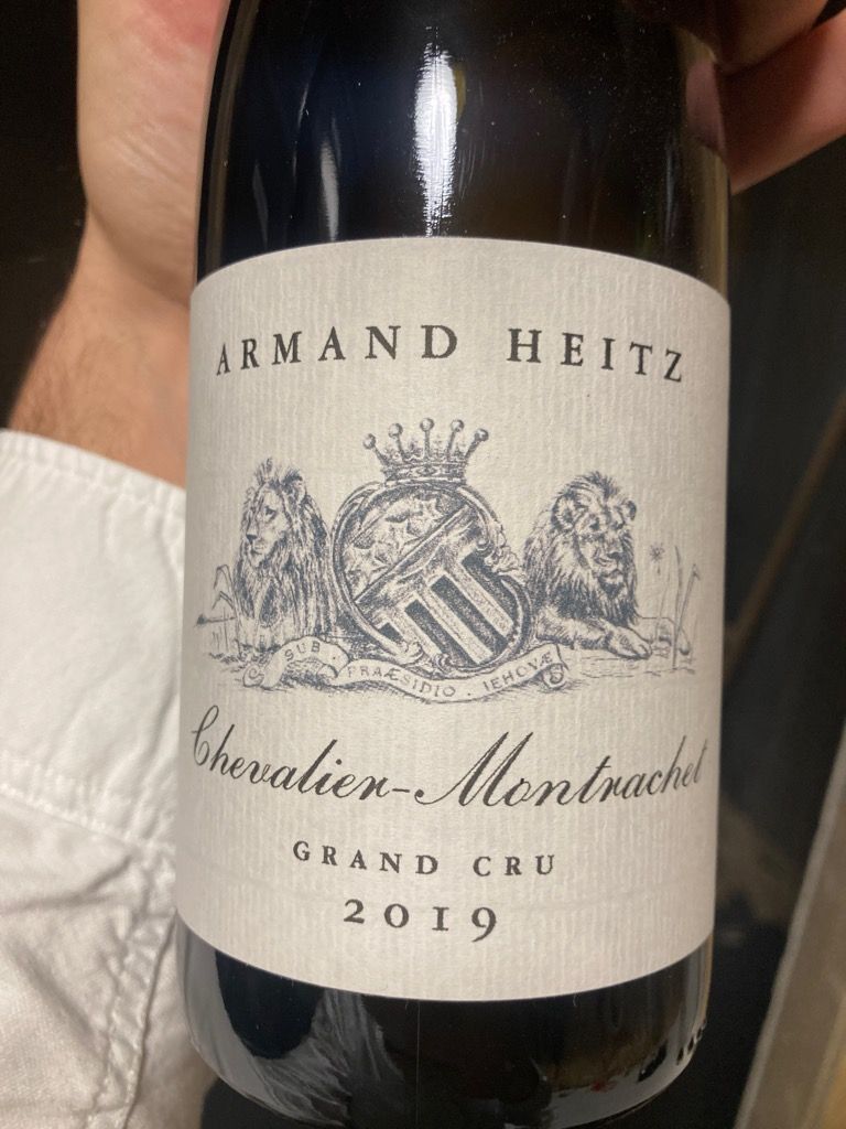 2019 Armand Heitz Chevalier-Montrachet - CellarTracker