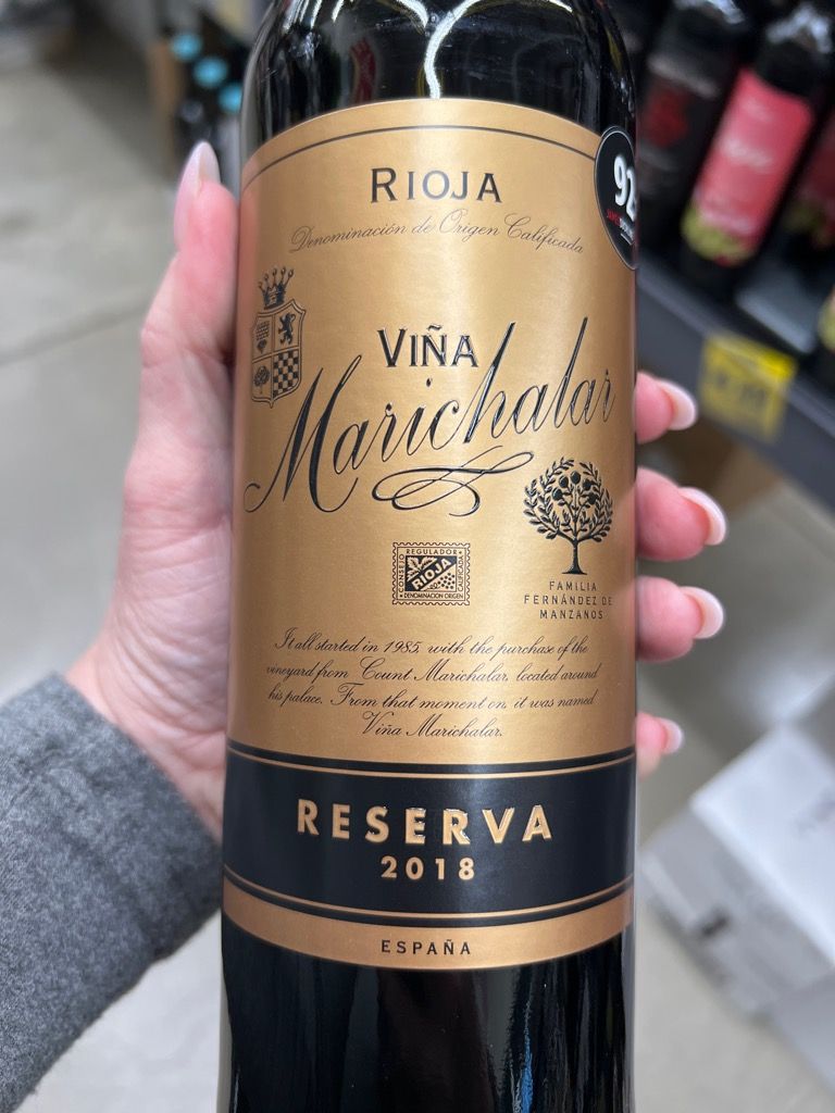 2018 Viña Marichalar Rioja Crianza, Spain, La Rioja, La Rioja Alta ...