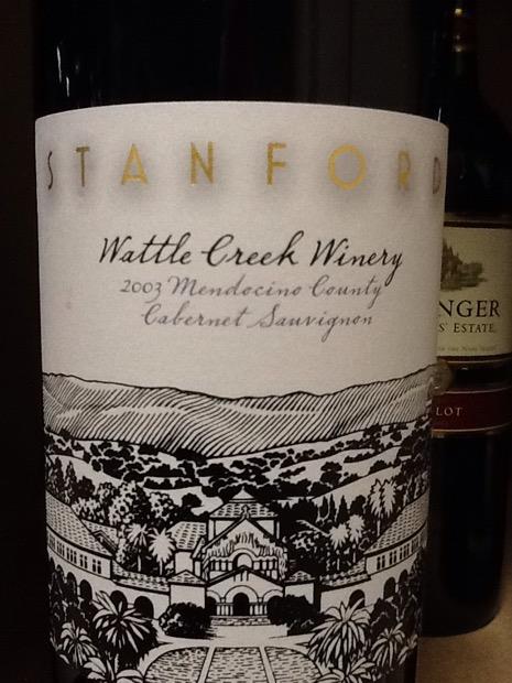 2008 Wattle Creek Cabernet Sauvignon Stanford Selection, USA ...