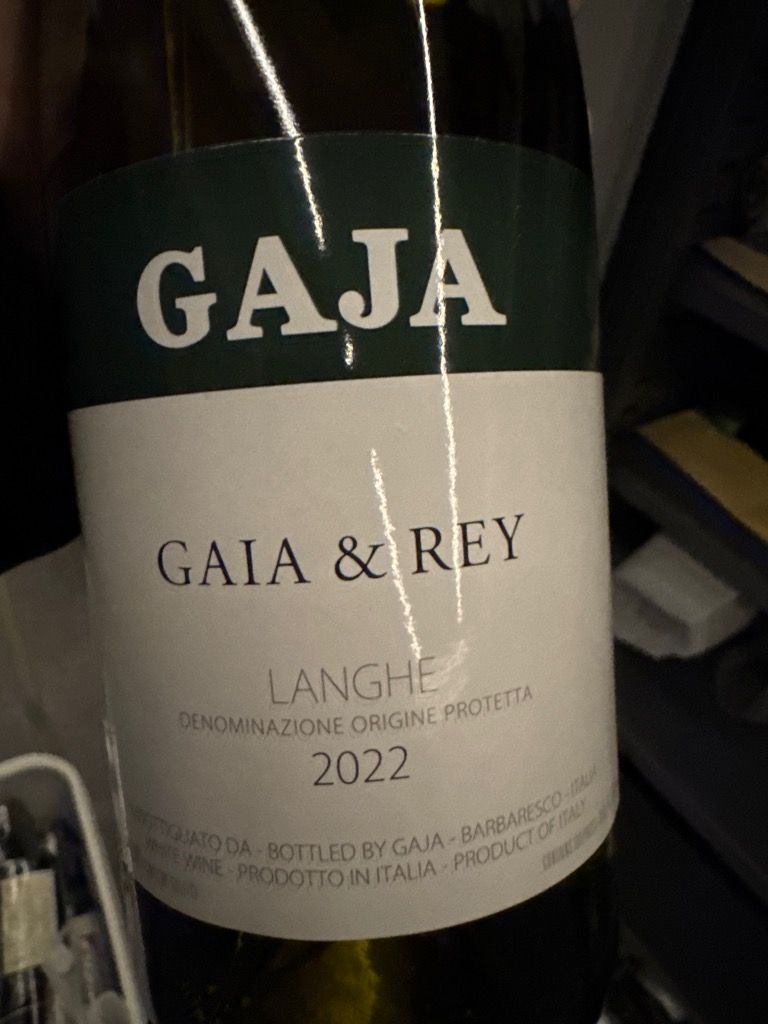 【TORRE】GAJA GAIA & REY 2022 ガヤ 2022 Gaja Langhe Chardonnay Gaia & Rey - CellarTracker
