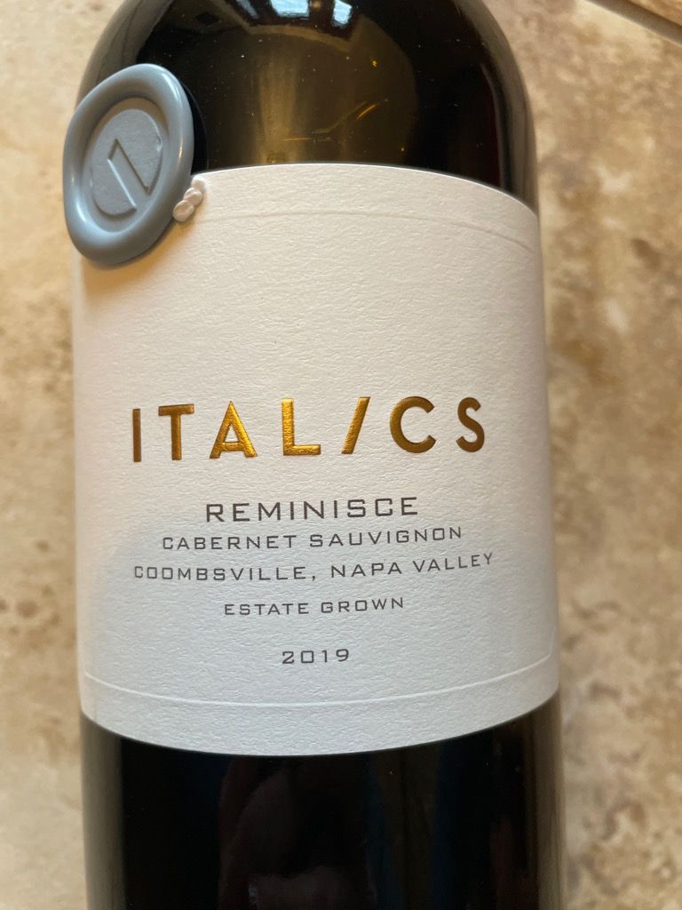 未開封 italics Pursue 2019 赤ワインNapa Valley 2019 Italics Winegrowers Cabernet Sauvignon Deliberate - CellarTracker