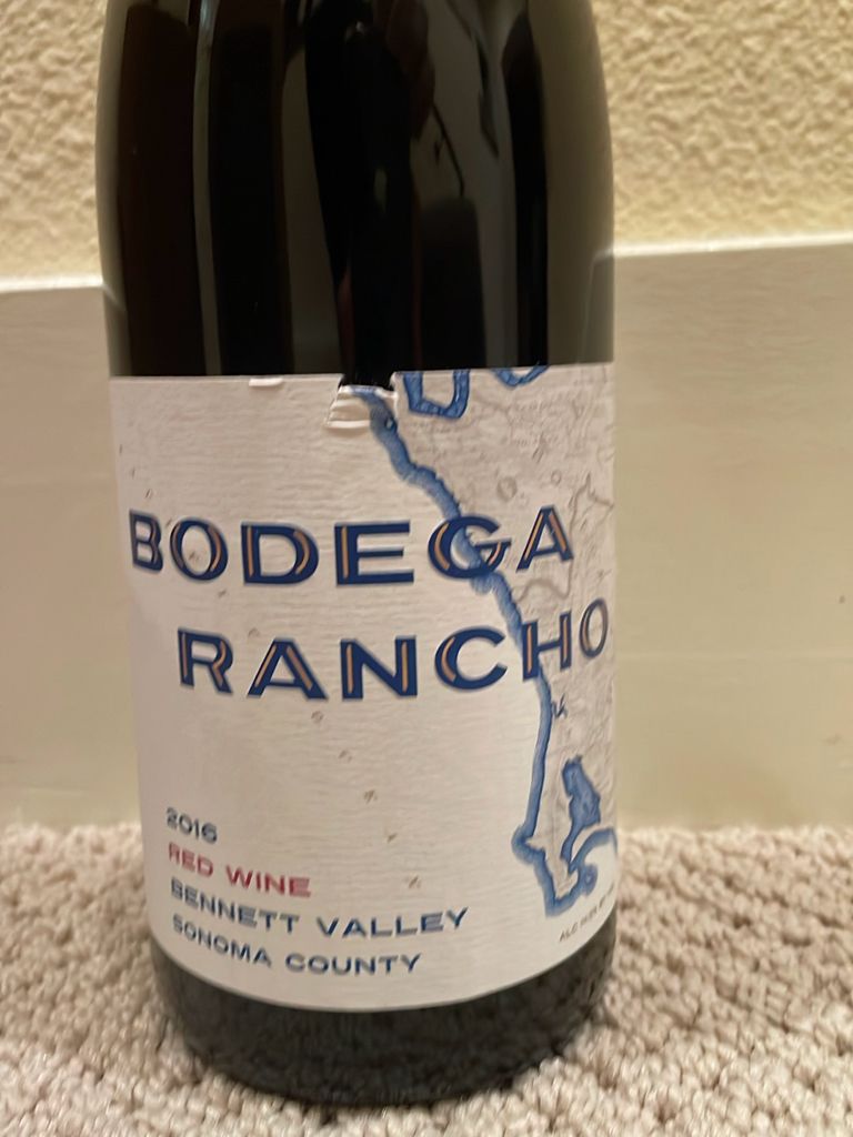 2016 JDB Wines Syrah Bodega Rancho Vivio Vineyard, USA, California ...