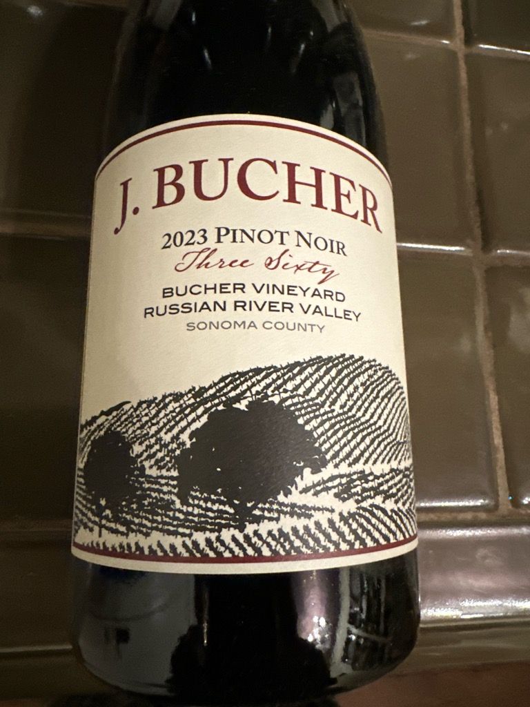 2023 J. Bucher Pinot Noir Three Sixty Bucher Vineyard - CellarTracker