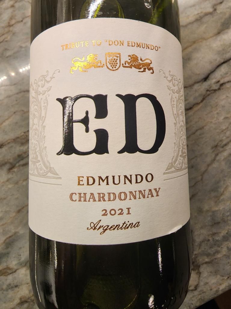 2021 Grupo Penaflor Chardonnay Ed Edmundo Argentina Mendoza